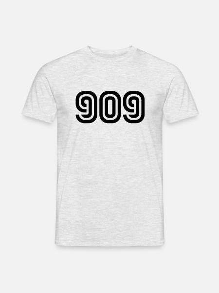 Number 909__V001 - Men's T-Shirt - heather grey