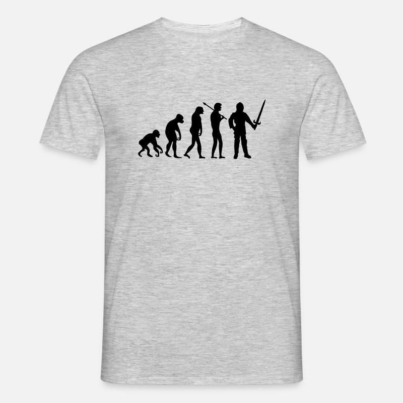 ritter_evolution - Men's T-Shirt - heather grey