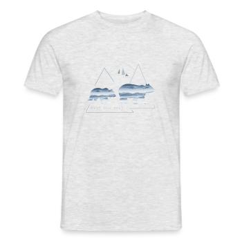 Best bro Ever Meilleur Frère Grand Frère - T-shirt homme - gris chiné - Devant - AI Model Male 178 dark (178cm)