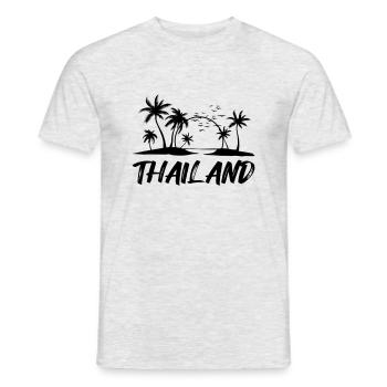 Thaïlande - T-shirt homme - gris chiné - Devant - AI Model Male 178 dark (178cm)