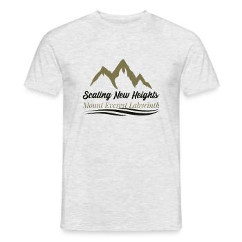 Scaling New Heights Mount Everest Labyrinth - Men's T-Shirt - heather grey - Front - AI Model Male 178 dark (178cm)