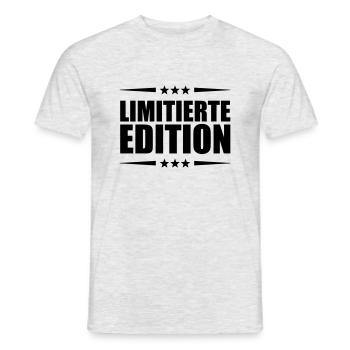 limited edition - Men's T-Shirt - heather grey - Front - AI Model Male 178 dark (178cm)