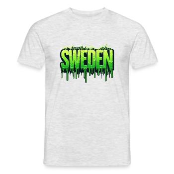 Halloween Happy Horror Monster Blood Spooky Effrayant - T-shirt homme - gris chiné - Devant - AI Model Male 178 dark (178cm)