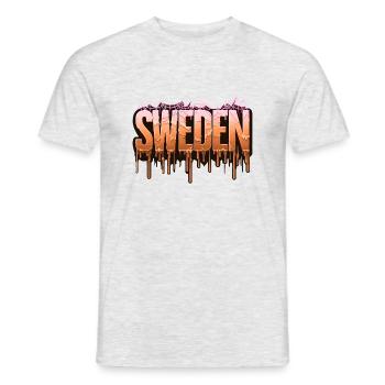 Halloween Happy Horror Monster Blood Spooky Effrayant - T-shirt homme - gris chiné - Devant - AI Model Male 178 dark (178cm)
