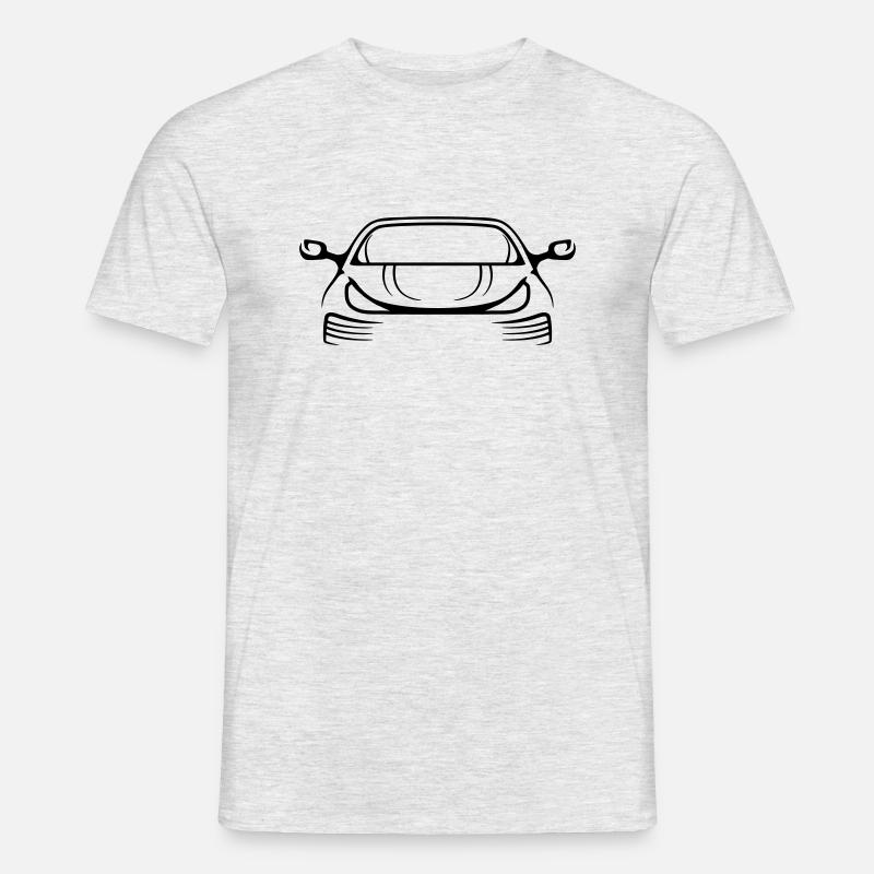 Cool Logo Auto - Männer T-Shirt - Grau meliert