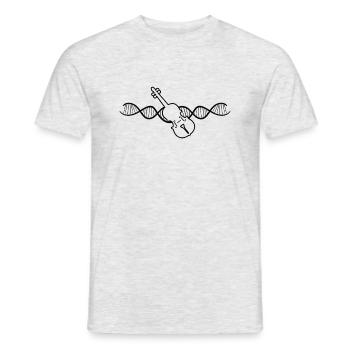 Violin Orchestra Violin Music Violin Players - Men's T-Shirt - heather grey - Front - AI Model Male 178 dark (178cm)