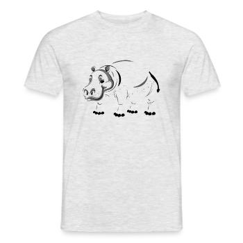 Safari Zoo Animal Safari Zoo - Men's T-Shirt - heather grey - Front - AI Model Male 178 dark (178cm)