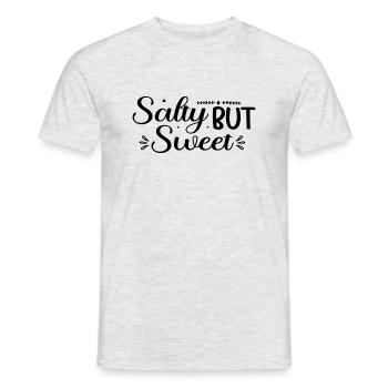 Salty But Sweet - Männer T-Shirt - Grau meliert - Vorne - AI Model Male 178 dark (178cm)