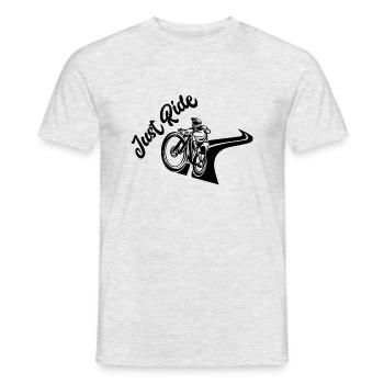 Triathlon Swim Bike Run Marathon - Männer T-Shirt - Grau meliert - Vorne - AI Model Male 178 dark (178cm)