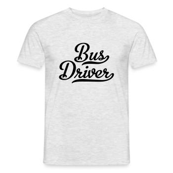 Busman - Men's T-Shirt - heather grey - Front - AI Model Male 178 dark (178cm)