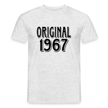original 1967 - Männer T-Shirt - Grau meliert - Vorne - AI Model Male 178 dark (178cm)