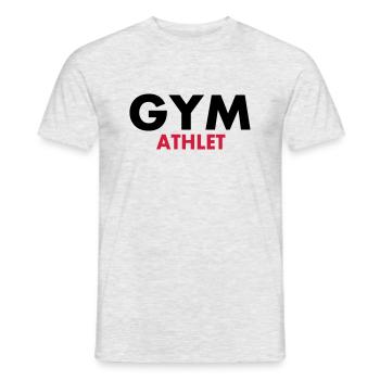 Gym athlete - Men's T-Shirt - heather grey - Front - AI Model Male 178 dark (178cm)