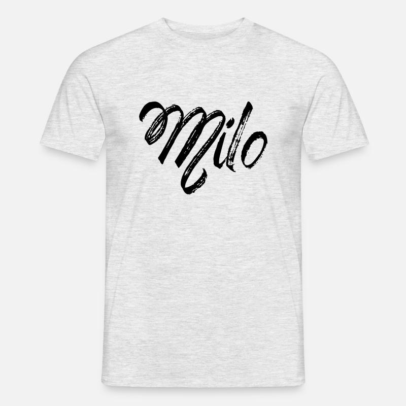 Milo - Männer T-Shirt - Grau meliert