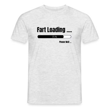 Furzbeladung - Männer T-Shirt - Grau meliert - Vorne - AI Model Male 178 dark (178cm)