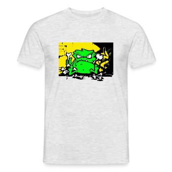 Street Monster - Men's T-Shirt - heather grey - Front - AI Model Male 178 dark (178cm)