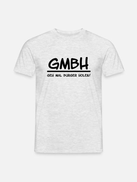 gmbh burger - Männer T-Shirt - Grau meliert