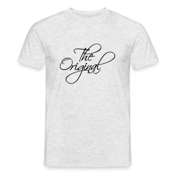 Le logo original - T-shirt homme - gris chiné - Devant - AI Model Male 178 dark (178cm)