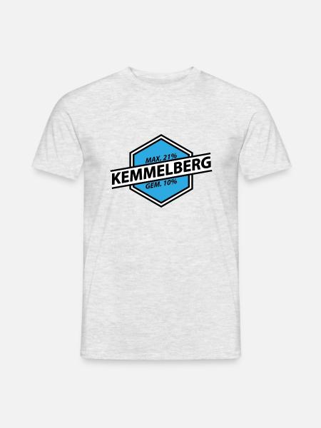 Kemmelberg - Heren T-shirt - grijs gemêleerd