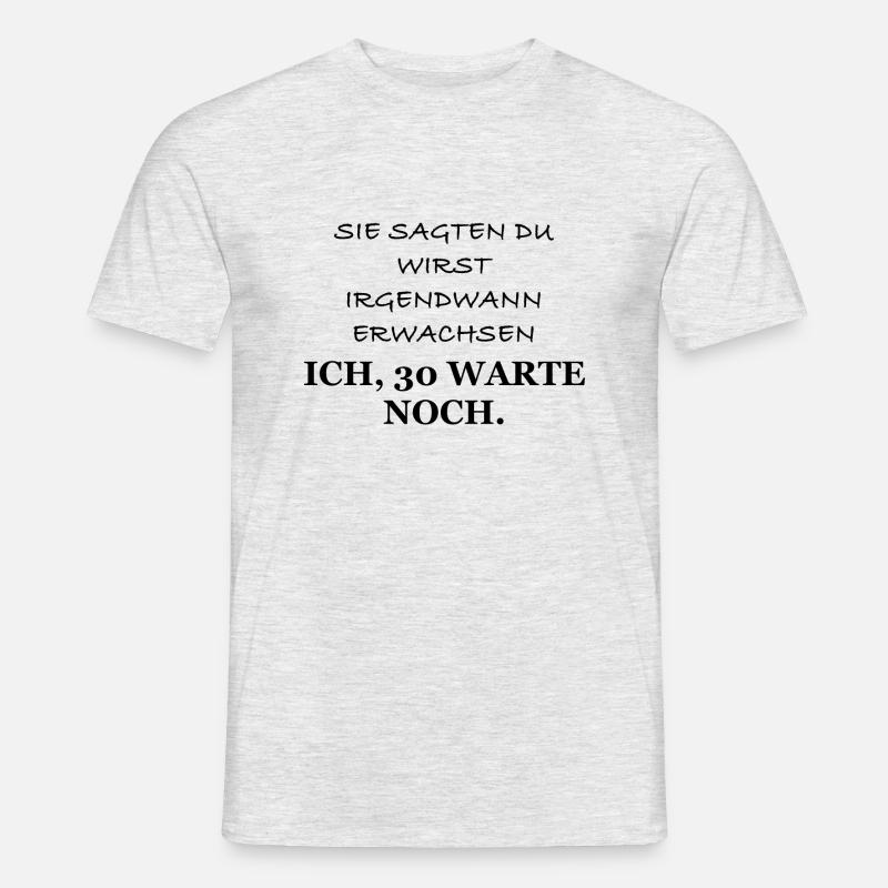 30. Geburtstag - Männer T-Shirt - Grau meliert