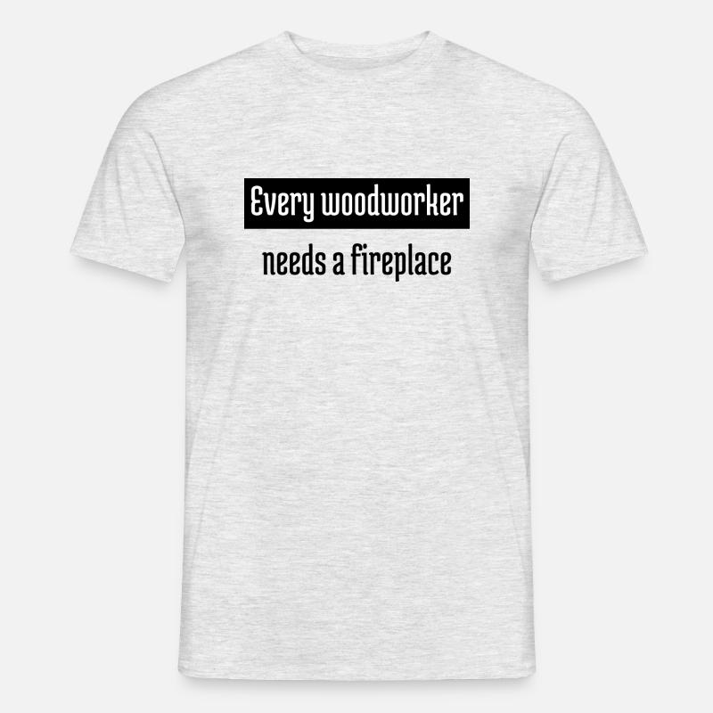 hearbeat funny dad apprentice - Männer T-Shirt - Grau meliert