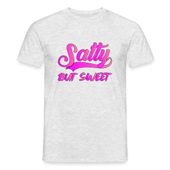 Salty But Sweet 9 - Männer T-Shirt - Grau meliert - Vorne - AI Model Male 178 dark (178cm)