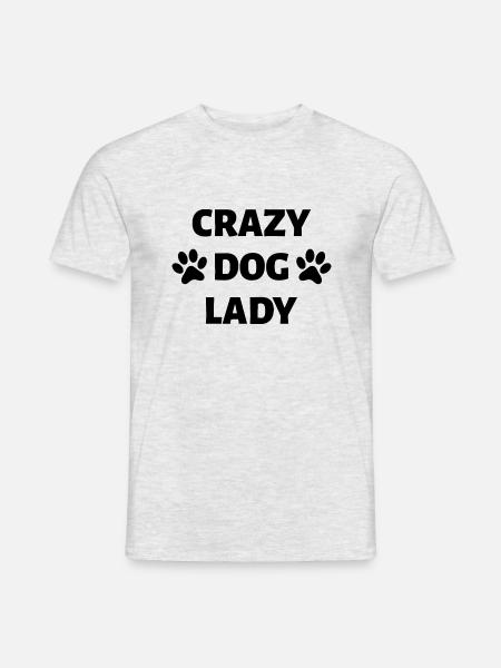 Dog Hund - Männer T-Shirt - Grau meliert