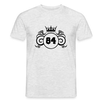 Coat of arms 84 - Men's T-Shirt - heather grey - Front - AI Model Male 178 dark (178cm)