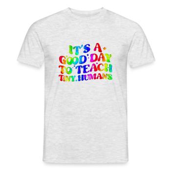 Lehramt Grundschule Lehramt Lehramt - Männer T-Shirt - Grau meliert - Vorne - AI Model Male 178 dark (178cm)