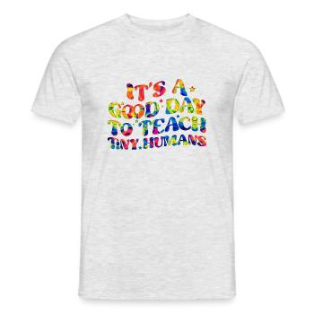 Lehramt Grundschule Lehramt Lehramt - Männer T-Shirt - Grau meliert - Vorne - AI Model Male 178 dark (178cm)