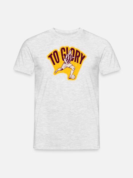 Fußball Spruch - Männer T-Shirt - Grau meliert