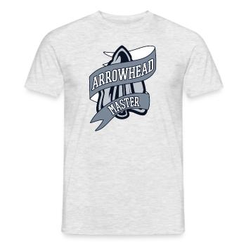 Arrowhead Master Jagdspitzen Arrowhead Hunter - Männer T-Shirt - Grau meliert - Vorne - AI Model Male 178 dark (178cm)