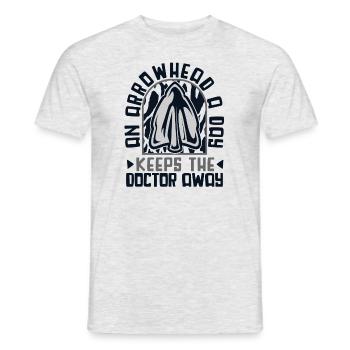 An Arrowhead A Day Arrowhead Hunter Jagdspitzen - Männer T-Shirt - Grau meliert - Vorne - AI Model Male 178 dark (178cm)
