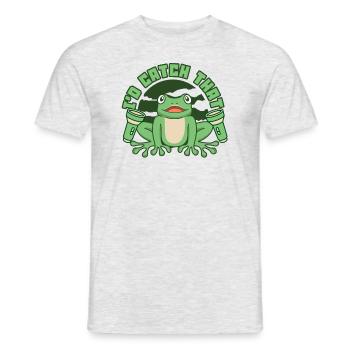 J’attraperais cette rainette crapaud têtard - T-shirt homme - gris chiné - Devant - AI Model Male 178 dark (178cm)