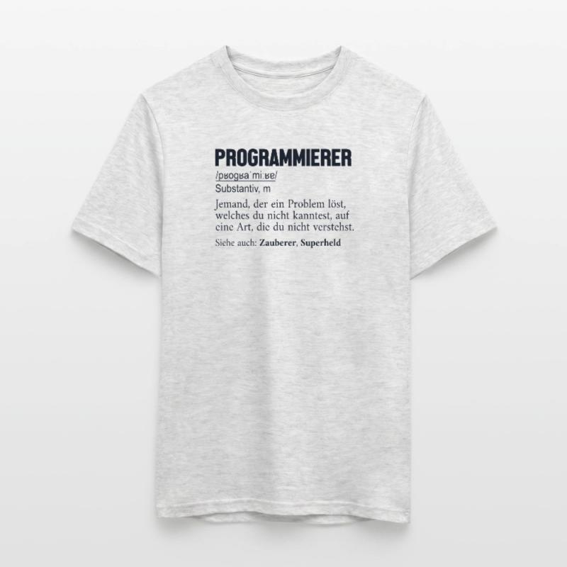 Programmierer Definition Developer Coder Männer T-Shirt