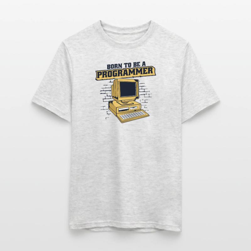 Né pour être un programmeur Développeur Coder T-shirt homme