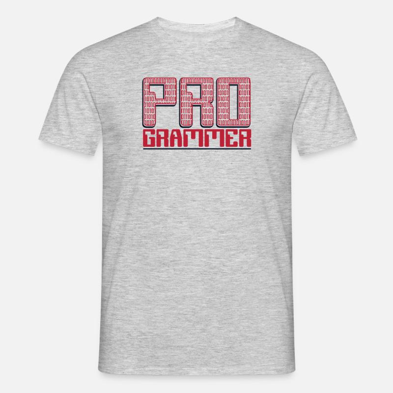Programmer Developer Softwareentwickler Coder - Männer T-Shirt - Grau meliert