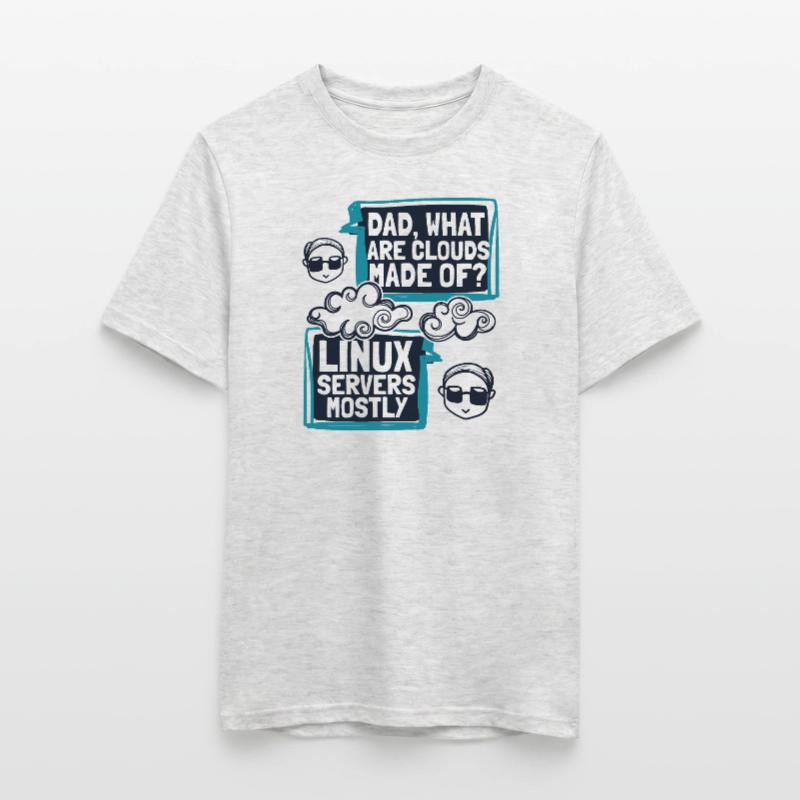 Dad What Are Clouds Made Of Developer Coder Men's T-Shirt