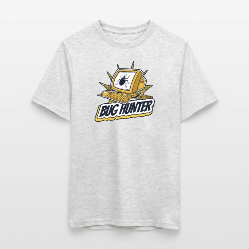 Bug Hunter Softwareingenieur Developer Coder Männer T-Shirt