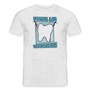 Dental Laboratory Dental Laboratory Master Dental Technician - Men's T-Shirt - heather grey - Front - AI Model Male 178 dark (178cm)
