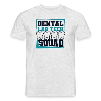 Dental Laboratory Dental Laboratory Master Dental Technician - Men's T-Shirt - heather grey - Front - AI Model Male 178 dark (178cm)