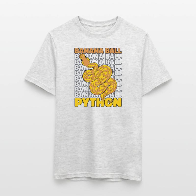 Boule de banane Python Serpent Python Boule de banane T-shirt homme