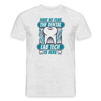 Have No Fear Dental Laboratory Dental Laboratory Dental Technician - Men's T-Shirt - heather grey - Front - AI Model Male 178 dark (178cm)