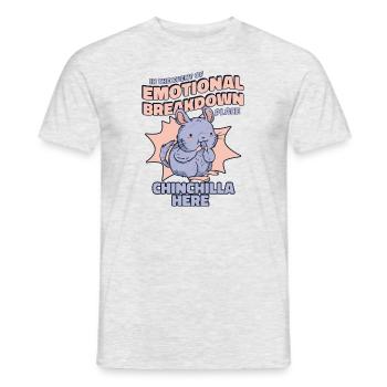 Emotional Breakdown Place Longhair Shorttail - Men's T-Shirt - heather grey - Front - AI Model Male 178 dark (178cm)