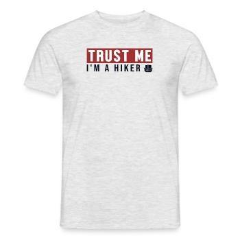 Croyez-moi, je suis randonneur randonnée randonnée randonnée en montagne - T-shirt homme - gris chiné - Devant - AI Model Male 178 dark (178cm)