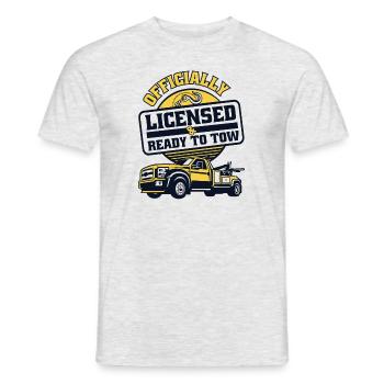 Officially Licensed Ready To Tow Tow Tow Truck - Men's T-Shirt - heather grey - Front - AI Model Male 178 dark (178cm)
