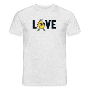 Lemonade Love Lemonade Seller Lemonade - Men's T-Shirt - heather grey - Front - AI Model Male 178 dark (178cm)