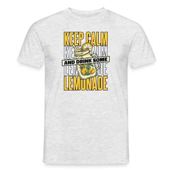 Restez calme et buvez de la limonade Limonade - T-shirt homme - gris chiné - Devant - AI Model Male 178 dark (178cm)