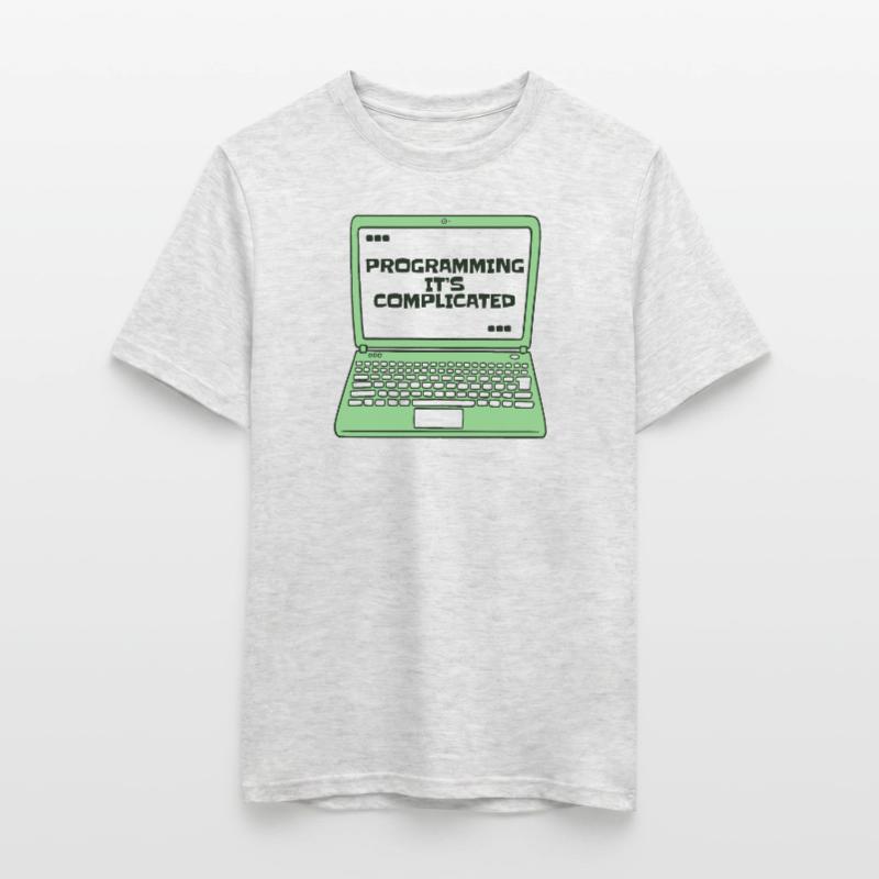 Programming It's Complicated Developer Coder Männer T-Shirt