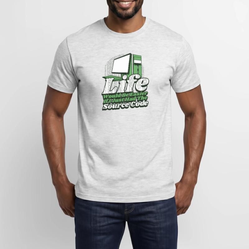 Life Would Be Easier Developer Coder Programmer Men's T-Shirt