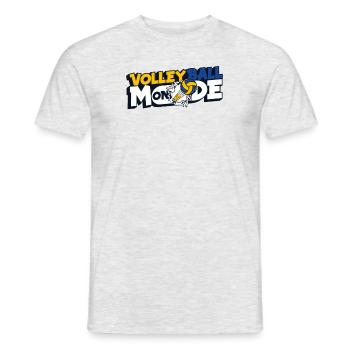 Volleyball Fashion On Volleyball Freak Volleyball Player - Men's T-Shirt - heather grey - Front - AI Model Male 178 dark (178cm)